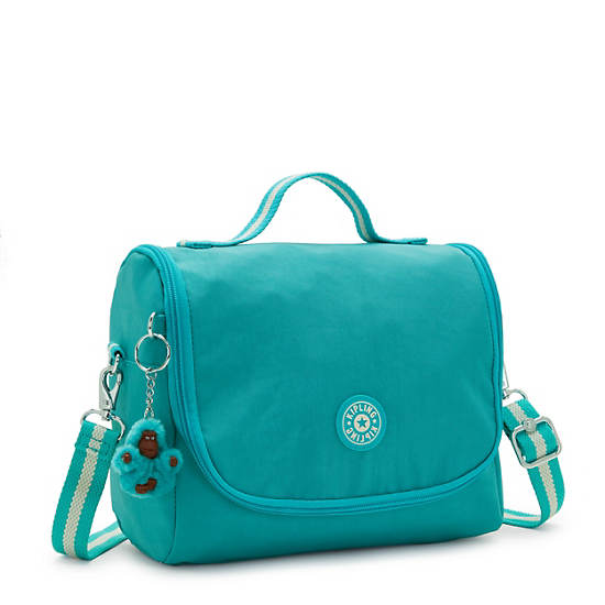 Kipling New Kichirou Lunch Bag Tassen Turquoise | BE 2153EB